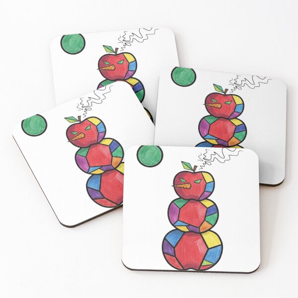 Item preview, Apple Snowman Mosaic – Geometric Abstract Art designed and sold by KawisStarr.