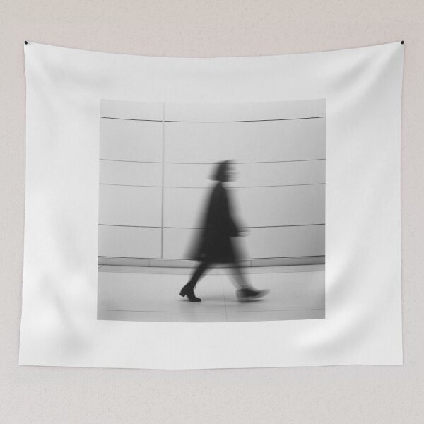 Item preview, Minimalist Geometric Composition - Abstract Modern Monochrome Graphic designed and sold by districtmarket.