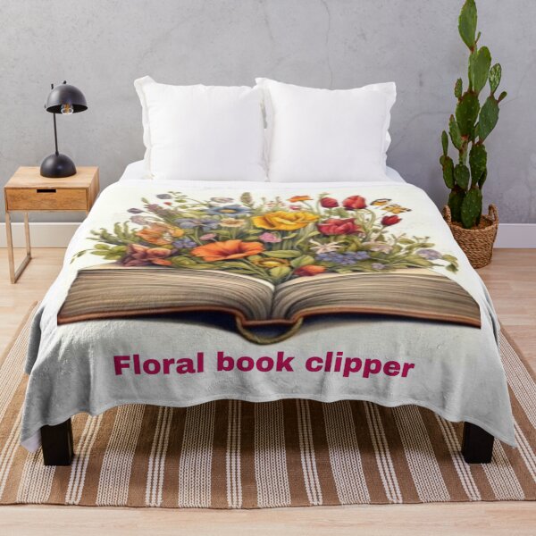 Item preview, Floral Book Clipper – Vintage Botanical Art Illustration designed and sold by hanan0708.