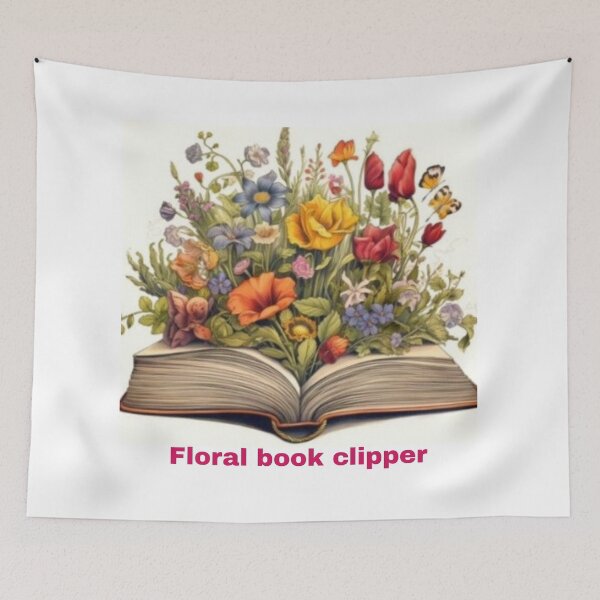 Item preview, Floral Book Clipper – Vintage Botanical Art Illustration designed and sold by hanan0708.