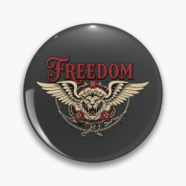 Item preview, Freedom Winged Lion Red Vintage Liberation Emblem designed and sold by THE-DAILY-DRIPS.