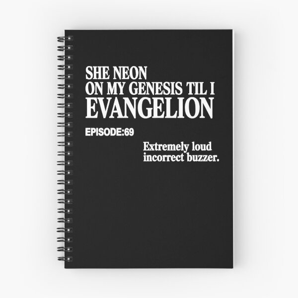 Item preview, She Neon on My Genesis Evangelion Meme designed and sold by margamPagenberg.