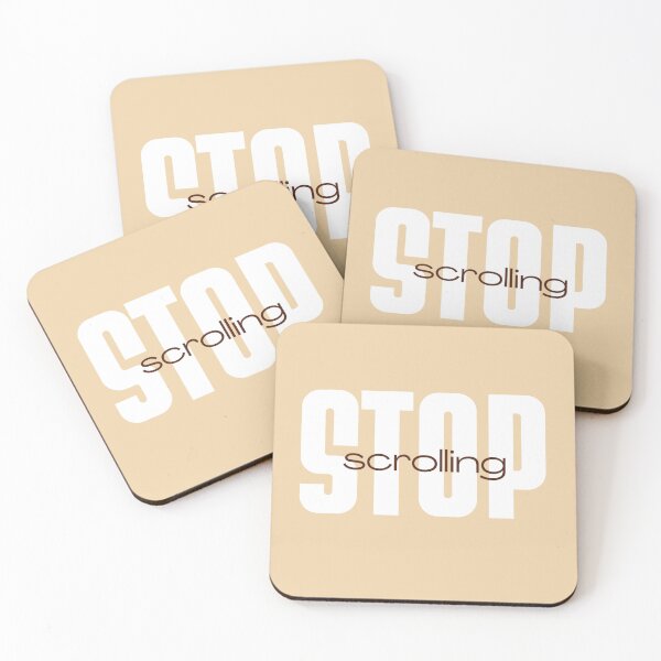 Item preview, Stop scrolling designed and sold by Léni Carpentier.