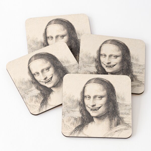 Item preview, sketch vampire mona lisa  designed and sold by QlkaDotCom SHOP.