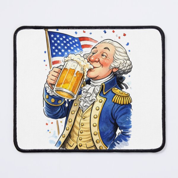 Item preview, George Washington Drinking Beer designed and sold by Create Nest.