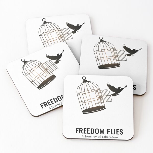 Item preview, Bird Fleeing Cage – Freedom Flies Beyond Limits designed and sold by KivaroArt.