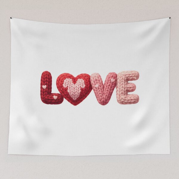 Item preview, Faux Yarn Crochet Love Valentines Day, Latch Hook Yarn Heart Designs, Coquette Retro Valentine designed and sold by DesignDenDo ⭐⭐⭐⭐⭐.