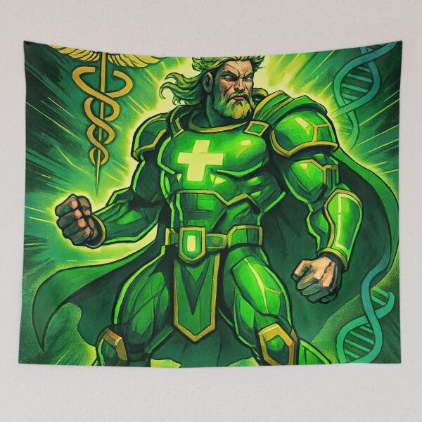 Item preview, God of health | Comics stylCartoone -  designed and sold by ComicsFactory.