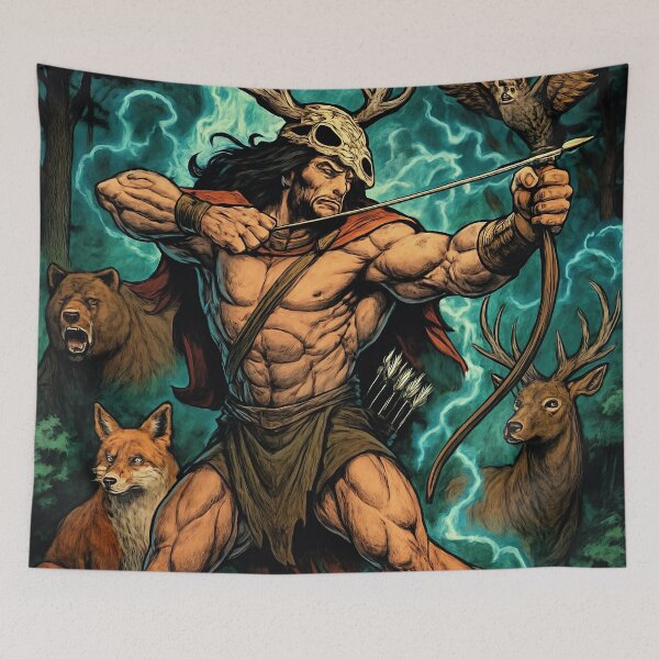 Item preview, God of hunting | Comics stylCartoone -  designed and sold by ComicsFactory.