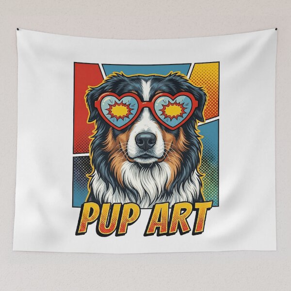 Item preview, Pop Art Australian Shepherd Dog Sunglasses designed and sold by k3rstman1.