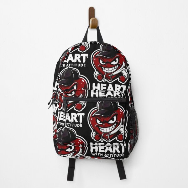 Item preview, Heart With Attitude - Edgy Streetwear Character Art designed and sold by SplashTastic.