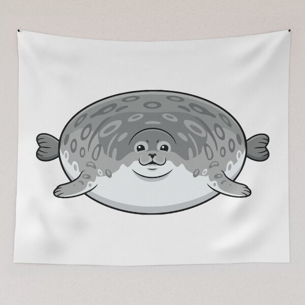 Item preview, Compressed Ringed Seal Funny Wide Animal designed and sold by Petzzz.