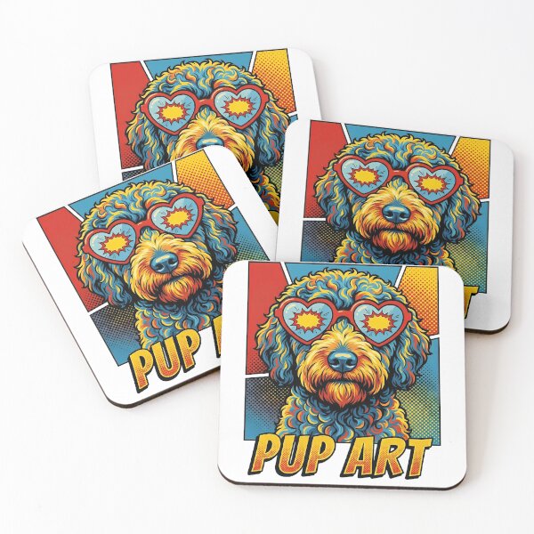 Item preview, Colorful Barbet Pop Art Dog Pup designed and sold by k3rstman1.