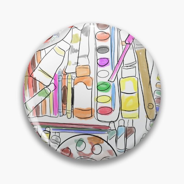 Artikelvorschau, Ich bin süchtig nach Art Supplies Color Version entworfen und verkauft von km83.