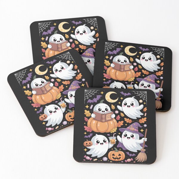 Item preview, Cute Halloween Ghost Sticker Set designed and sold by flagylART.