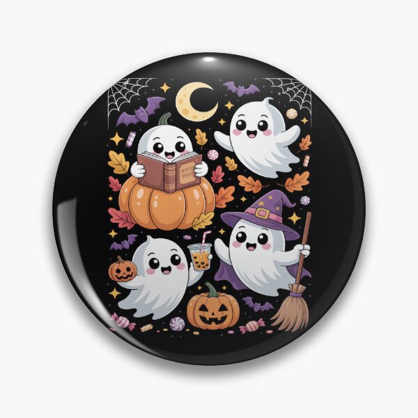 Item preview, Cute Halloween Ghost Sticker Set designed and sold by flagylART.