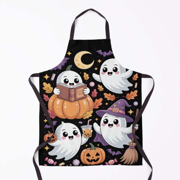 Item preview, Cute Halloween Ghost Sticker Set designed and sold by flagylART.
