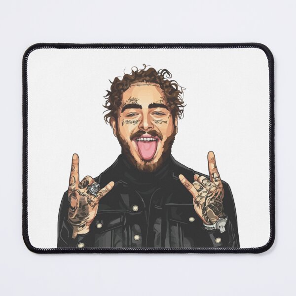Item preview, Post Malone Rockstar Portrait Illustration designed and sold by rebecgk.