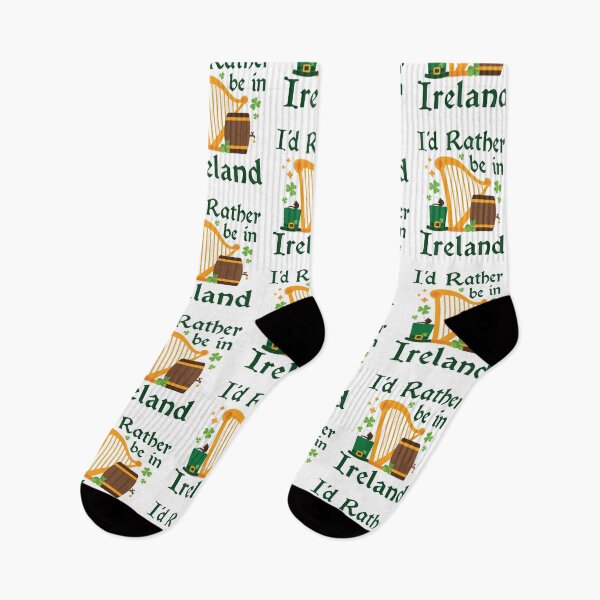 Item preview, I'd Rather Be in Ireland Irish Shamrock designed and sold by jaygo.