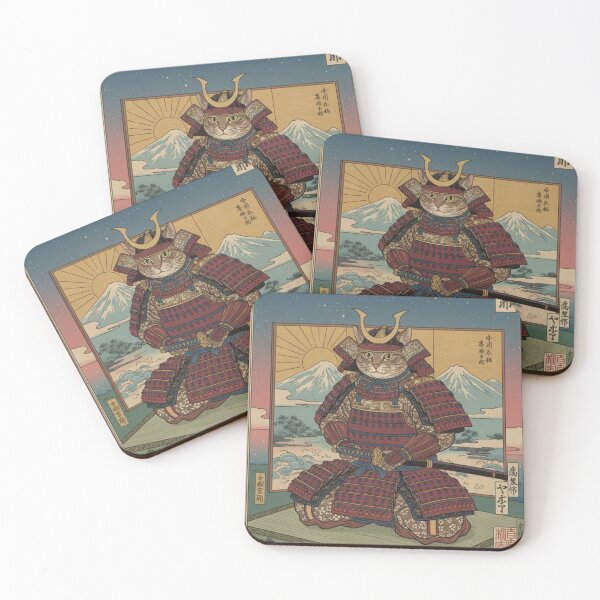 Item preview, Samurai Cat designed and sold by MEMERY MUSEUM.