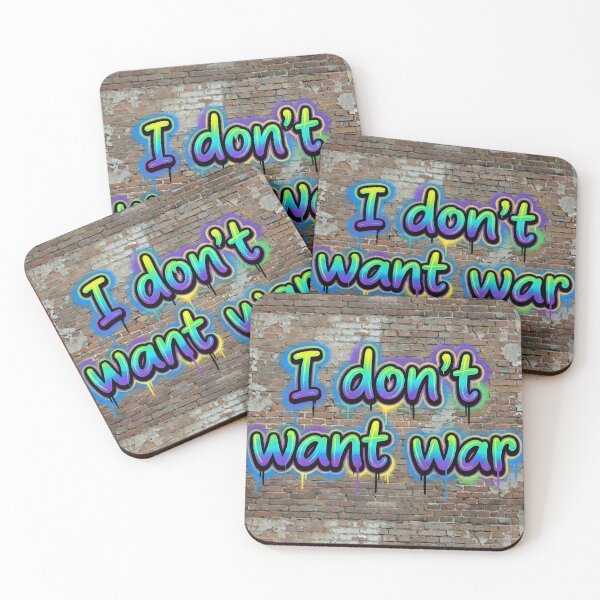 Item preview, I Don't Want War  designed and sold by RobertMartinArt.