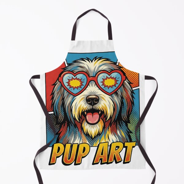 Item preview, Bearded Collie Pop Art Heart Sunglasses designed and sold by k3rstman1.