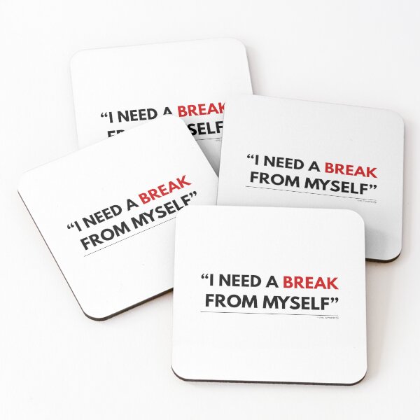 Item preview, I Need A Break From Myself – Relatable Quote Design designed and sold by zagabria88.