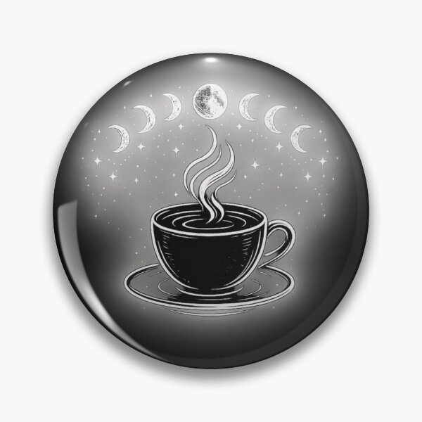 Item preview, Coffee and Astrology Retro Moon Phase Caffeine designed and sold by Supergrafix07.