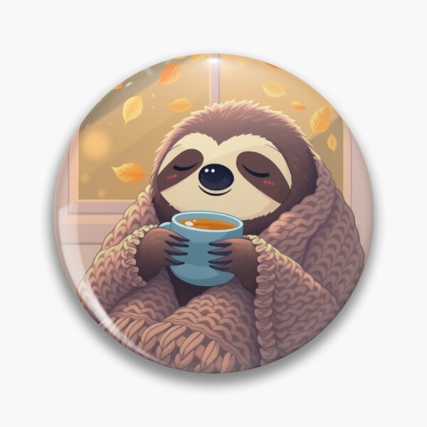 Item preview, Cute Sloth Tea Lover T-Shirt | Cozy Fall Animal Aesthetic Graphic Tee designed and sold by ArmaanArts.