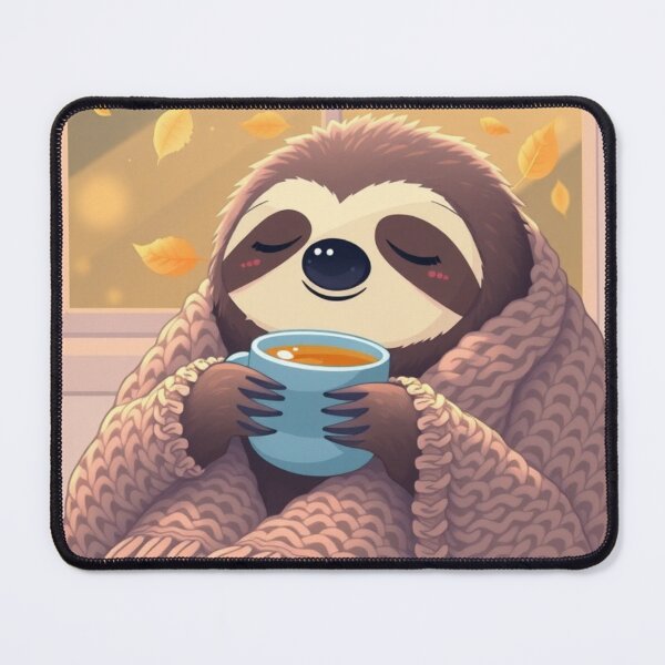 Item preview, Cute Sloth Tea Lover T-Shirt | Cozy Fall Animal Aesthetic Graphic Tee designed and sold by ArmaanArts.