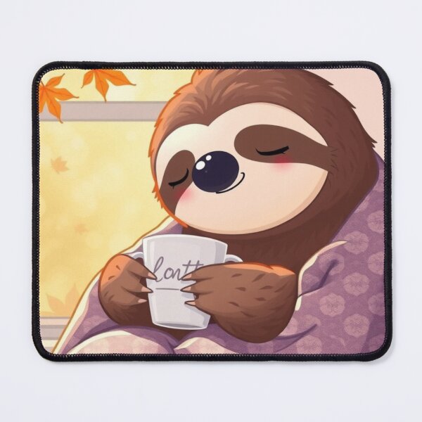 Item preview, Sleepy Sloth Cozy Tea T-Shirt | Cute Autumn Sloth Hygge Aesthetic Tee designed and sold by ArmaanArts.