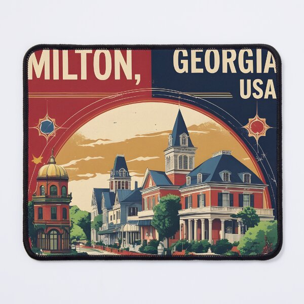 Item preview, Milton Georgia USA Vintage Travel Tourism designed and sold by TravelersGems.