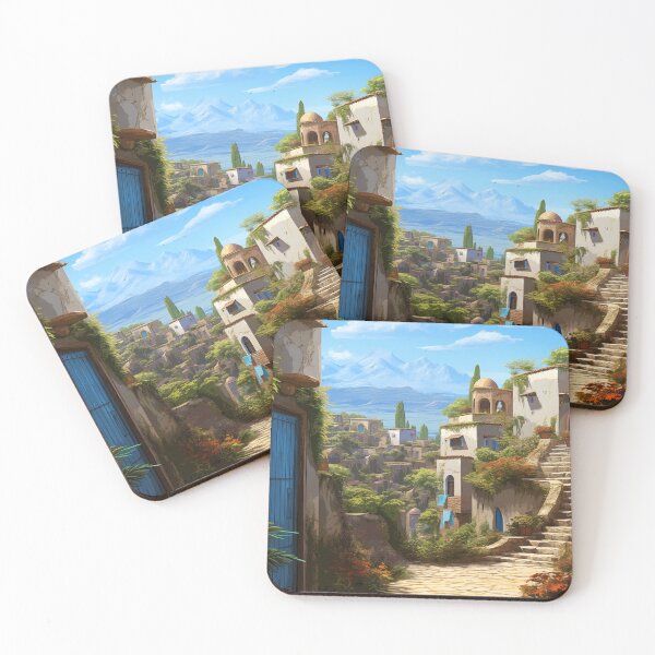 Item preview, A Dreamy Escape to Morocco’s Blue Village designed and sold by Anuchartl.