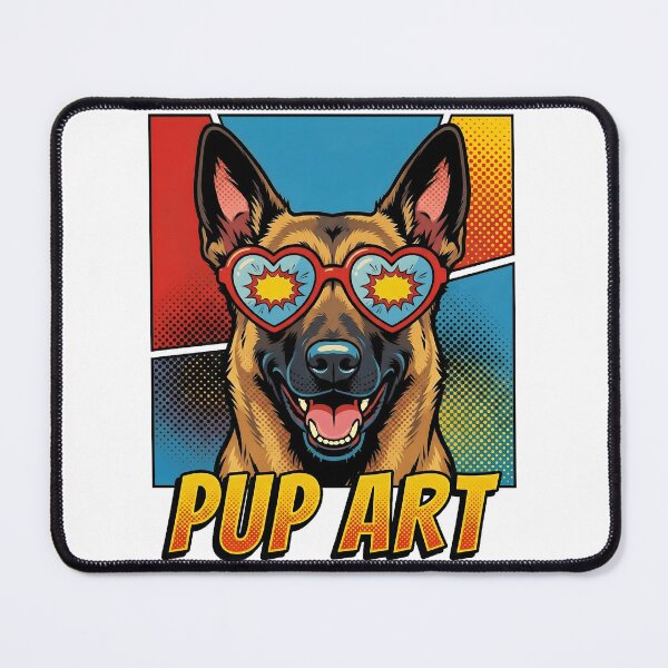 Item preview, Belgian Malinois Pup Art Dog Retro Pop designed and sold by k3rstman1.