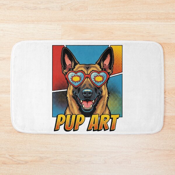 Item preview, Belgian Malinois Pup Art Dog Retro Pop designed and sold by k3rstman1.