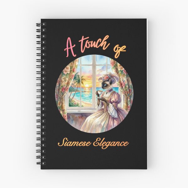 Item preview, Siamese Elegance Victorian Cat Lady at Tropical Sunset Window designed and sold by Fateh-Kro ⭐⭐⭐⭐⭐.