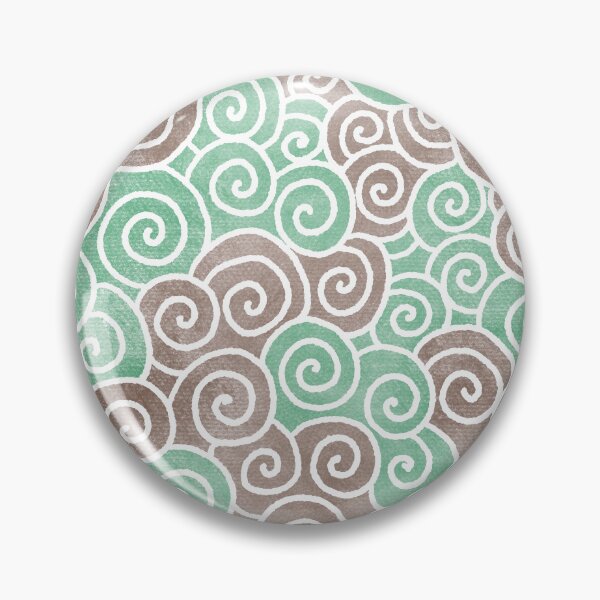 Item preview, Abstract Blue Green Spirals Pattern Color-2 designed and sold by Farissa Designs.