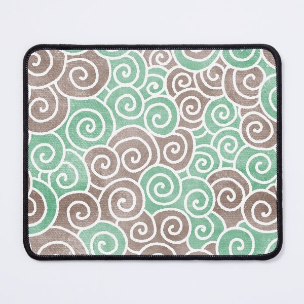 Item preview, Abstract Blue Green Spirals Pattern Color-2 designed and sold by Farissa Designs.