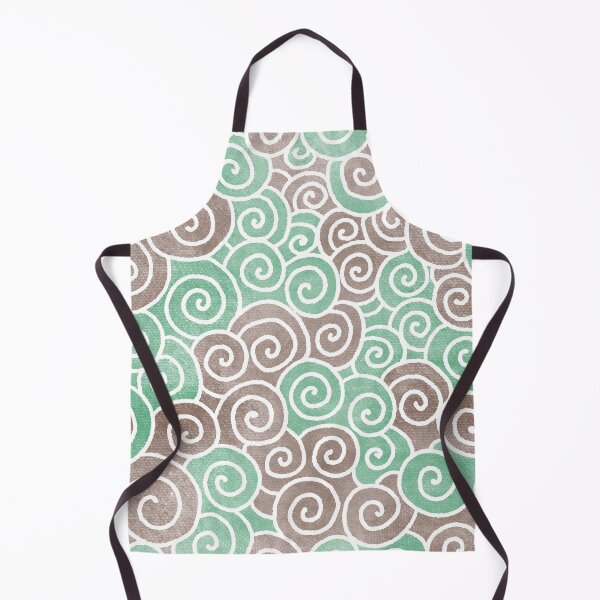 Item preview, Abstract Blue Green Spirals Pattern Color-2 designed and sold by Farissa Designs.