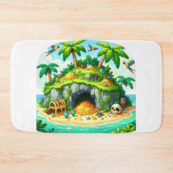 Item preview, Deserted Pirate Island Treasure Trove designed and sold by RobertMartinArt.