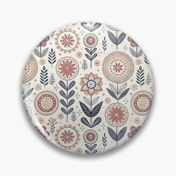 Item preview, Nordic Floral Filler Symbols | Scandinavian Folk designed and sold by Shuga-Design.
