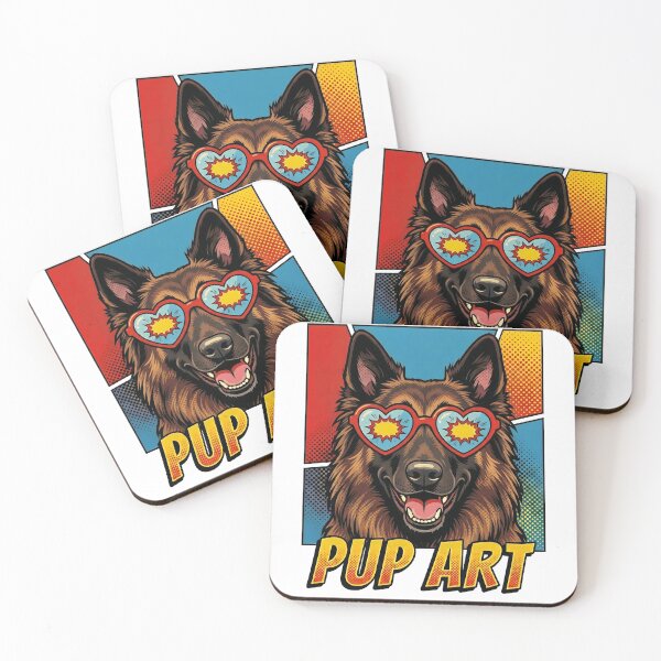 Item preview, Pup Art Belgian Tervuren Dog Sunglasses Pop Art designed and sold by k3rstman1.