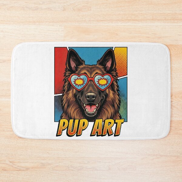 Item preview, Pup Art Belgian Tervuren Dog Sunglasses Pop Art designed and sold by k3rstman1.