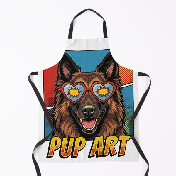 Item preview, Pup Art Belgian Tervuren Dog Sunglasses Pop Art designed and sold by k3rstman1.