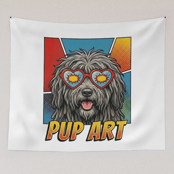 Item preview, Cool Bergamasco Sheepdog Pup Art Sunglasses designed and sold by k3rstman1.