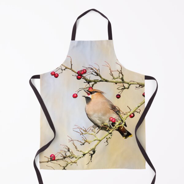 Item preview, Bohemian Waxwing and Hawthorn Berries II designed and sold by Jane Stanley Photography.