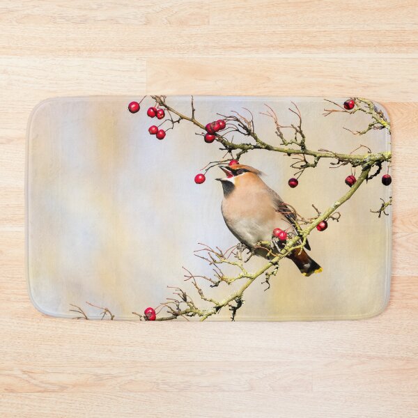 Item preview, Bohemian Waxwing and Hawthorn Berries II designed and sold by Jane Stanley Photography.