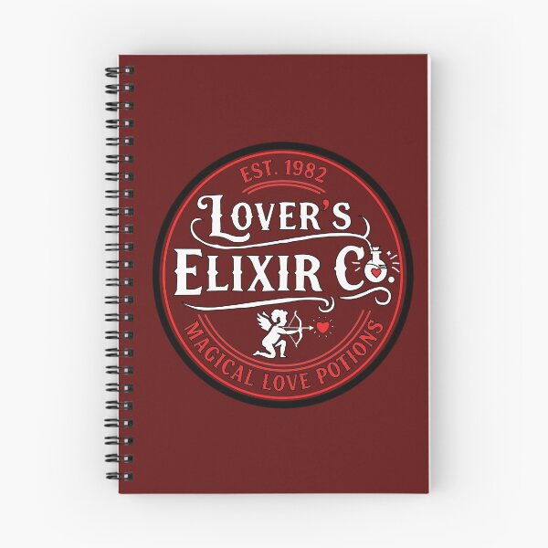 Item preview, Lover's Elixir Co. - Vintage Cupid & Love Potion designed and sold by Italian Ink Studio.