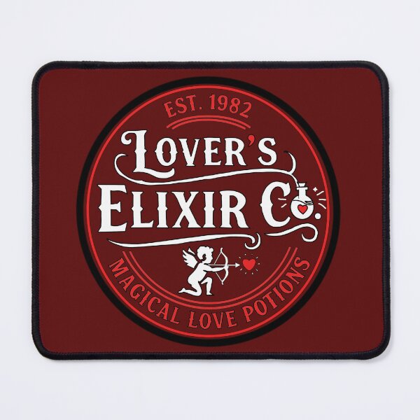 Item preview, Lover's Elixir Co. - Vintage Cupid & Love Potion designed and sold by Italian Ink Studio.