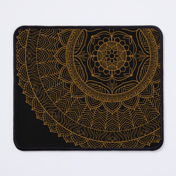 Item preview, Intricate golden Lace Mandala designed and sold by Catfish013.
